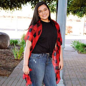 Lightweight Buffalo Print Kimonos